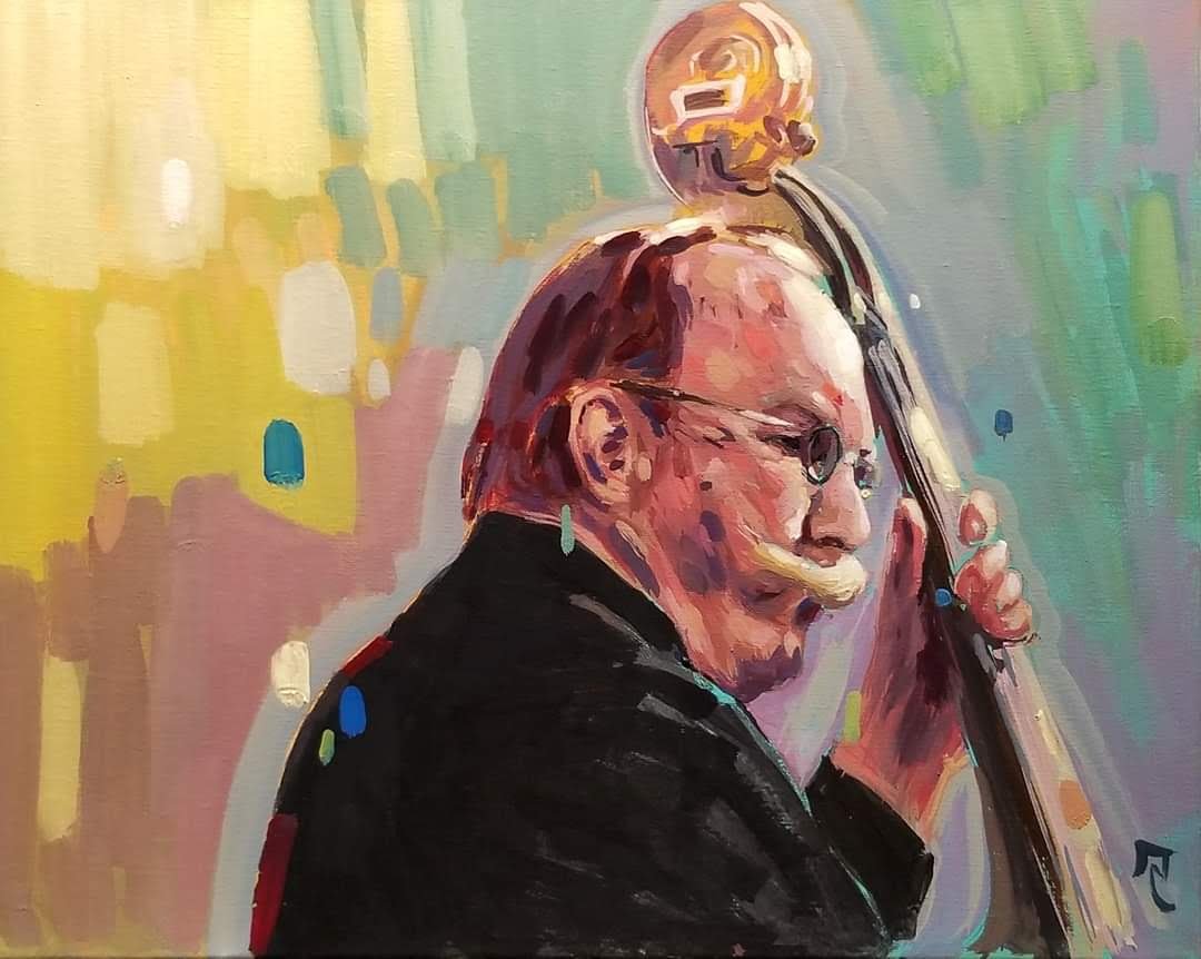 Homme au violoncelle